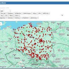 Mapa przemienników krótkofalarskich